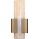 Virtue 1 Light 4.75 inch Aged Brass Sconce Wall Light