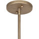 Saint Martin 4 Light 14 inch Ashen Gold Pendant Ceiling Light