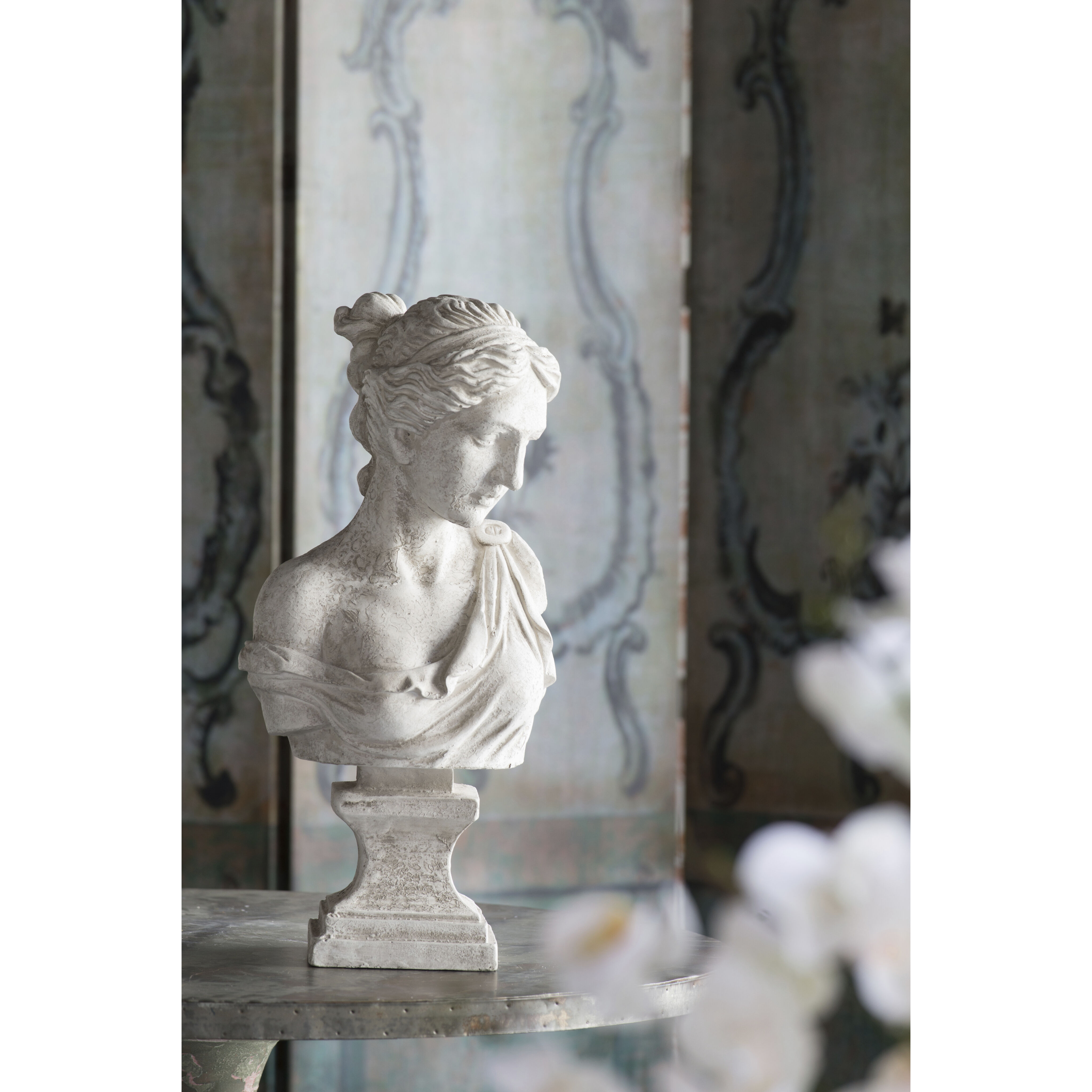 Anita Antique White Statue