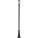 Helix 1 Light 109.25 inch Black Outdoor Post Mounted Fixture