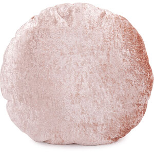 Amaron 18 inch Rose Dust Crushed Velvet Pillow