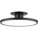 Twist-N-Lite LED 11 inch Black Semi-Flush Mount Ceiling Light, WAC Limited