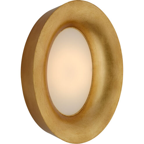 Barbara Barry Halo LED 10.5 inch Gild Oval Sconce Wall Light, Medium