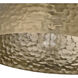 Shepard 3 Light 13.75 inch Modern Brass Flush Mount Ceiling Light