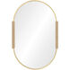 Kerianne 41 X 26 inch Clear and Gold Wall Mirror