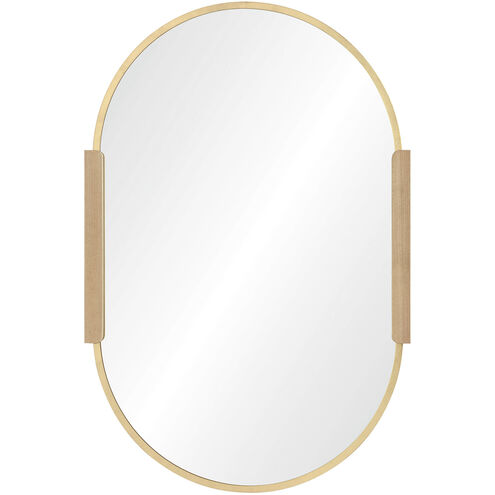 Kerianne 41 X 26 inch Clear and Gold Wall Mirror