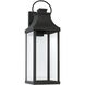 Capital Lighting Bradford LED 24 inch Black Outdoor Wall Lantern 946431BK-GL - Open Box