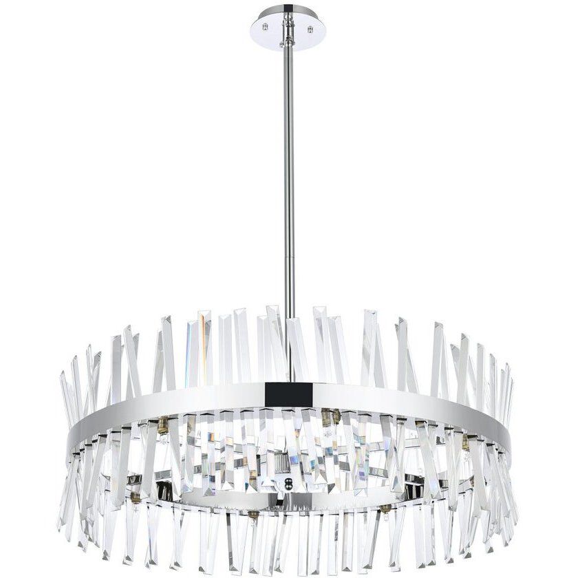 Serephina 16 Light 32 inch Chrome Chandelier Ceiling Light