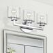 Bernardino 3 Light 23.75 inch Polished Chrome Vanity Wall Sconce Wall Light