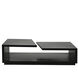 Shift 65 X 33 inch Matte Black Coffee Table