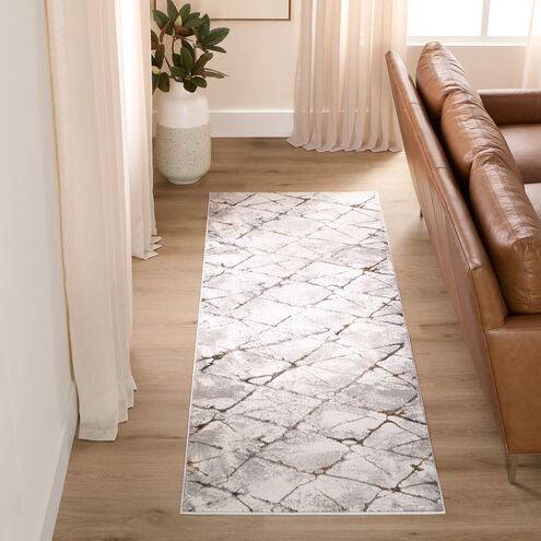 Adara 94 X 32 inch Mineral Tones Rug in 2 x 8
