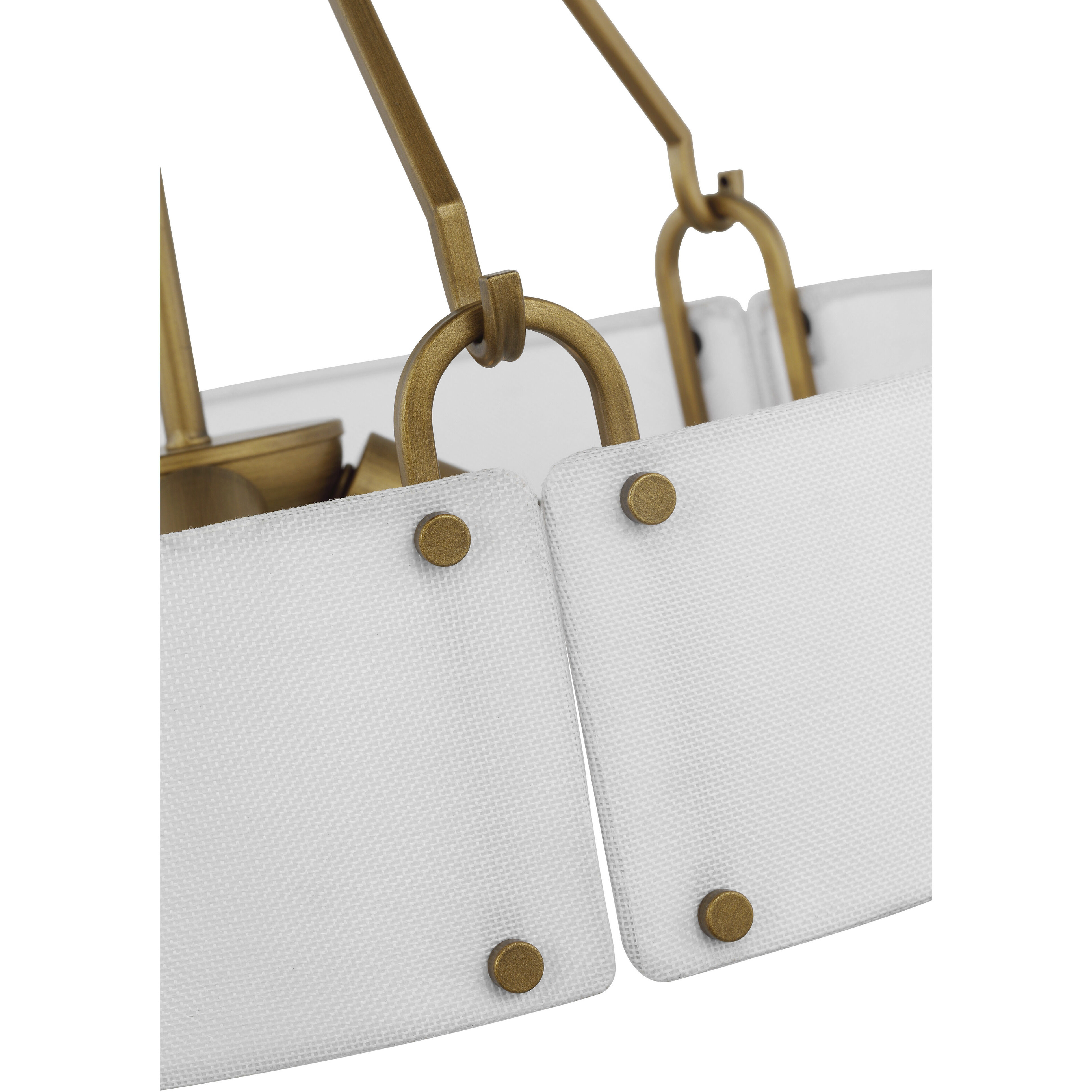 Halter 4 Light 22.63 inch Natural Brass Pendant Ceiling Light