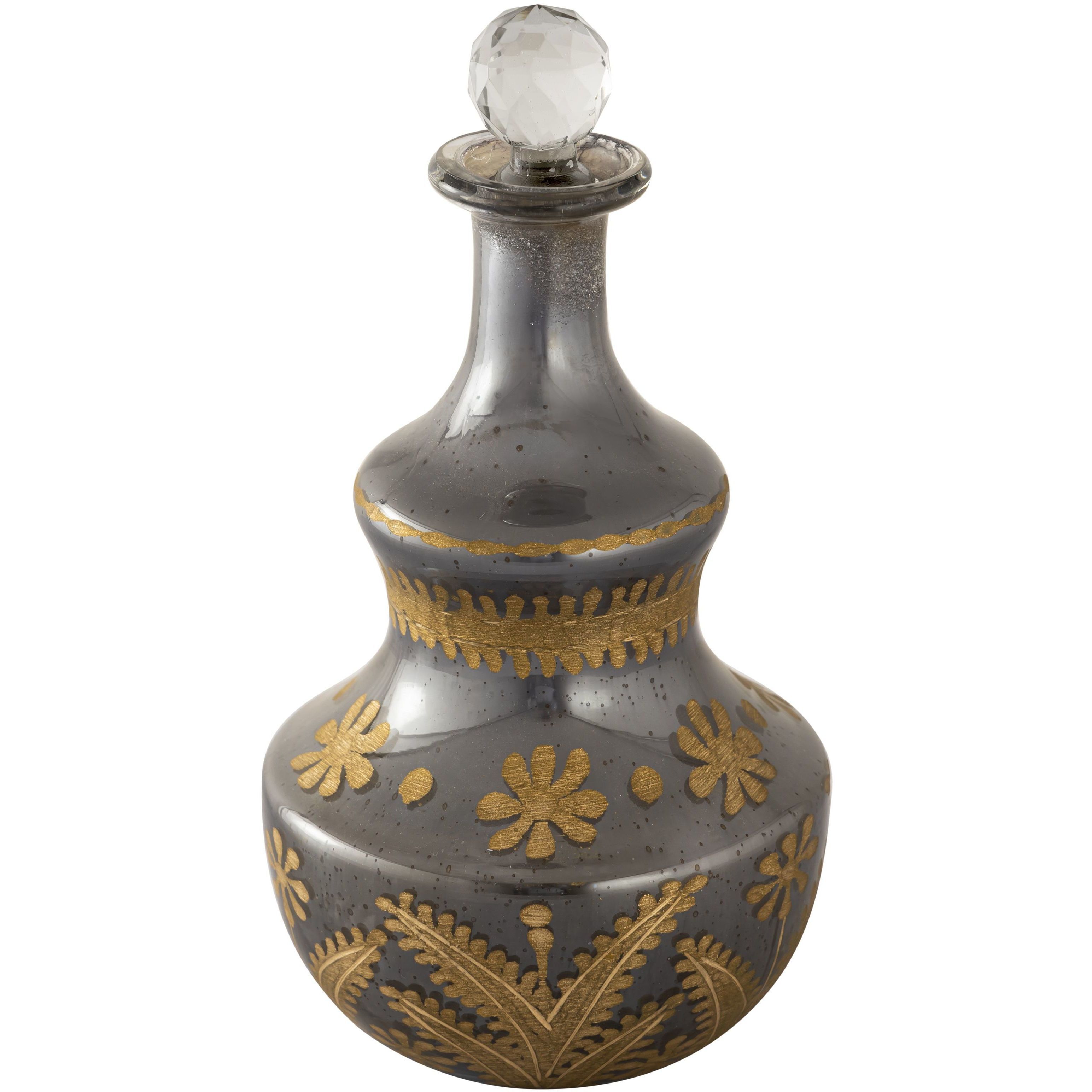 Kemal Antique Silver with Gold Bottle, Set of 3