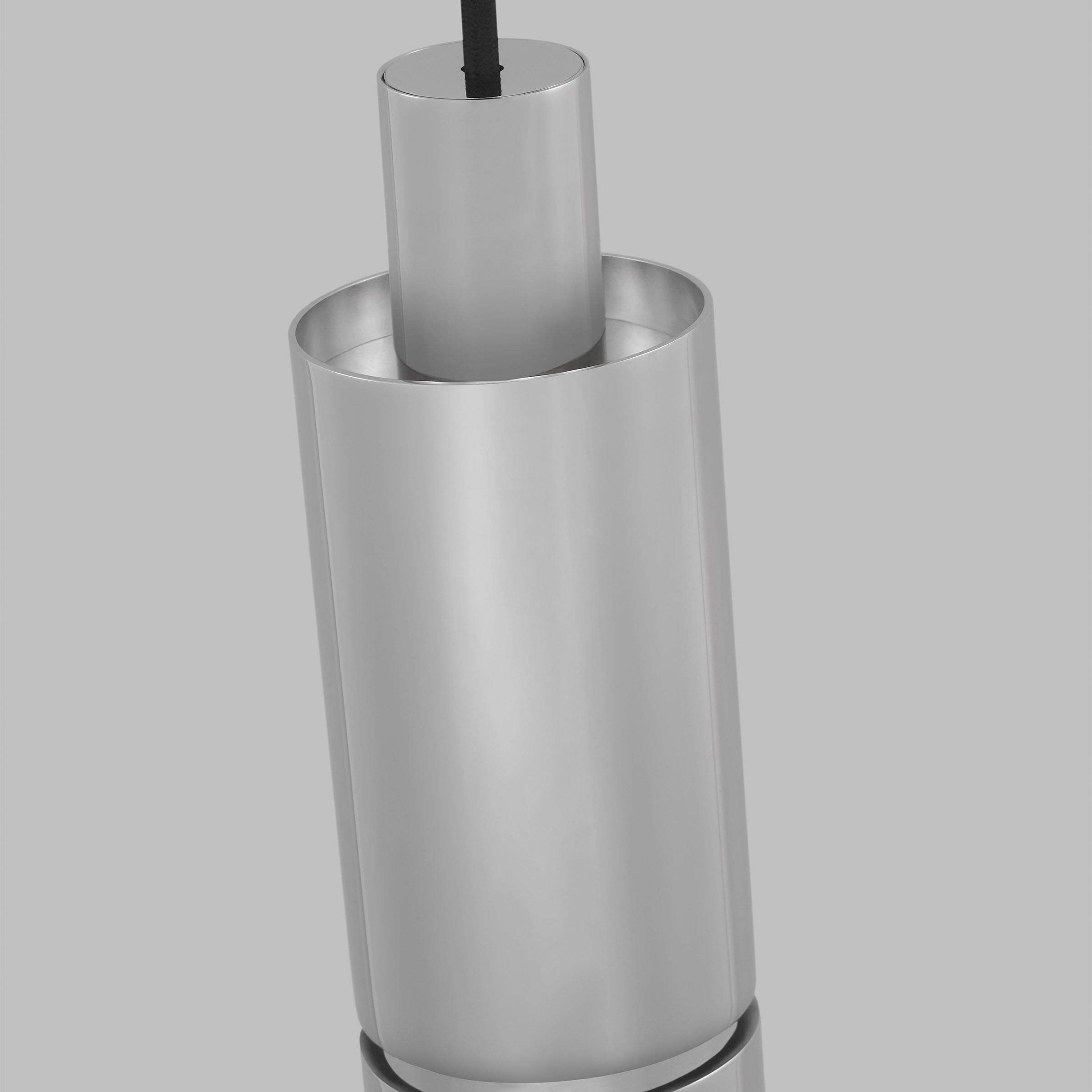 Mick De Giulio Sottile LED 3 inch Polished Stainless Steel Line-Voltage Pendant Ceiling Light