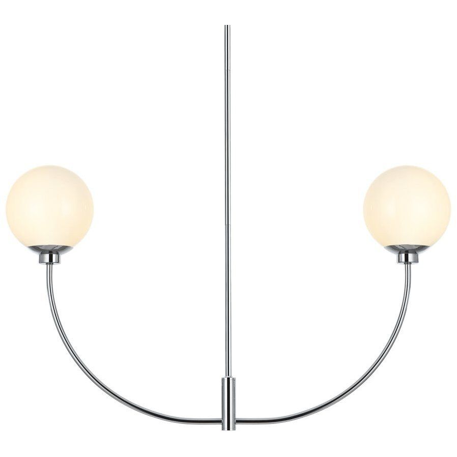 Nyomi 2 Light 36 inch Chrome Chandelier Ceiling Light
