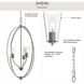 Jheni 3 Light 18 inch Brushed Nickel Foyer Pendant Ceiling Light