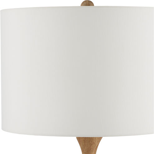 Sunbird 32.75 inch 150.00 watt Natural and Brass Table Lamp Portable Light