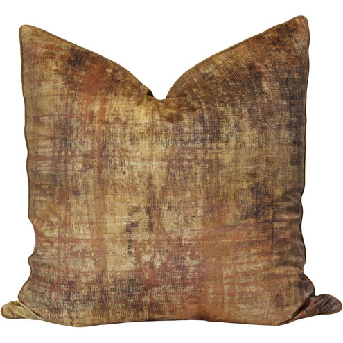 Jonas 24 X 6.5 inch Multi - Brown Orange Caramel Pillow