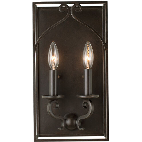 Somers 2 Light 8 inch Heirloom Bronze ADA Wall Sconce Wall Light