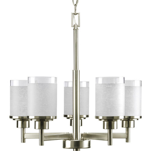 Lyndon 5 Light 20 inch Brushed Nickel Chandelier Ceiling Light