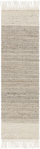 Lucia 96 X 30 inch Taupe Rug in 2.5 x 8, Runner