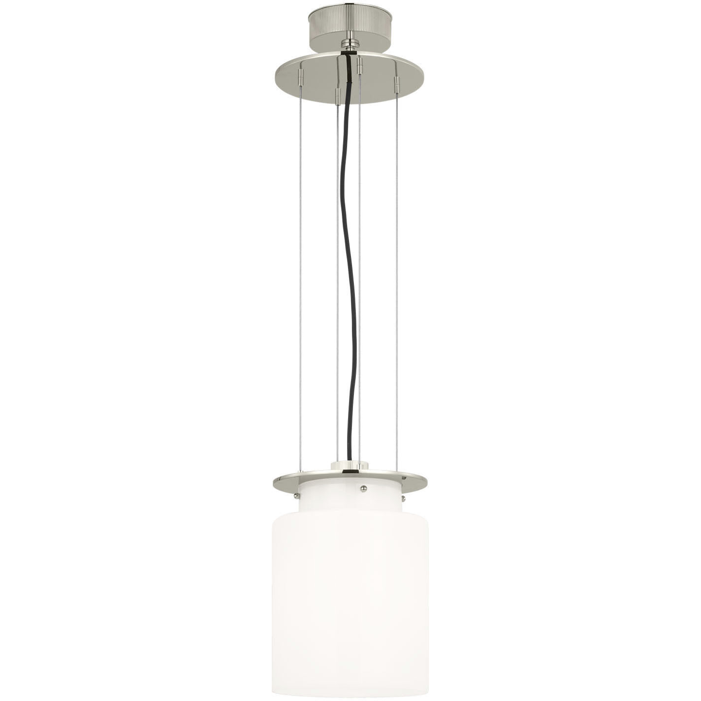 Ray Booth Elias LED 9 inch Polished Nickel Floating Pendant Ceiling Light