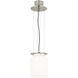 Ray Booth Elias LED 9 inch Polished Nickel Floating Pendant Ceiling Light