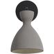 Aethera LED 8.63 inch Grey Cement Outdoor Wall Sconce