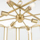 Belleview 8 Light 38 inch Aged Brass Pendant Ceiling Light