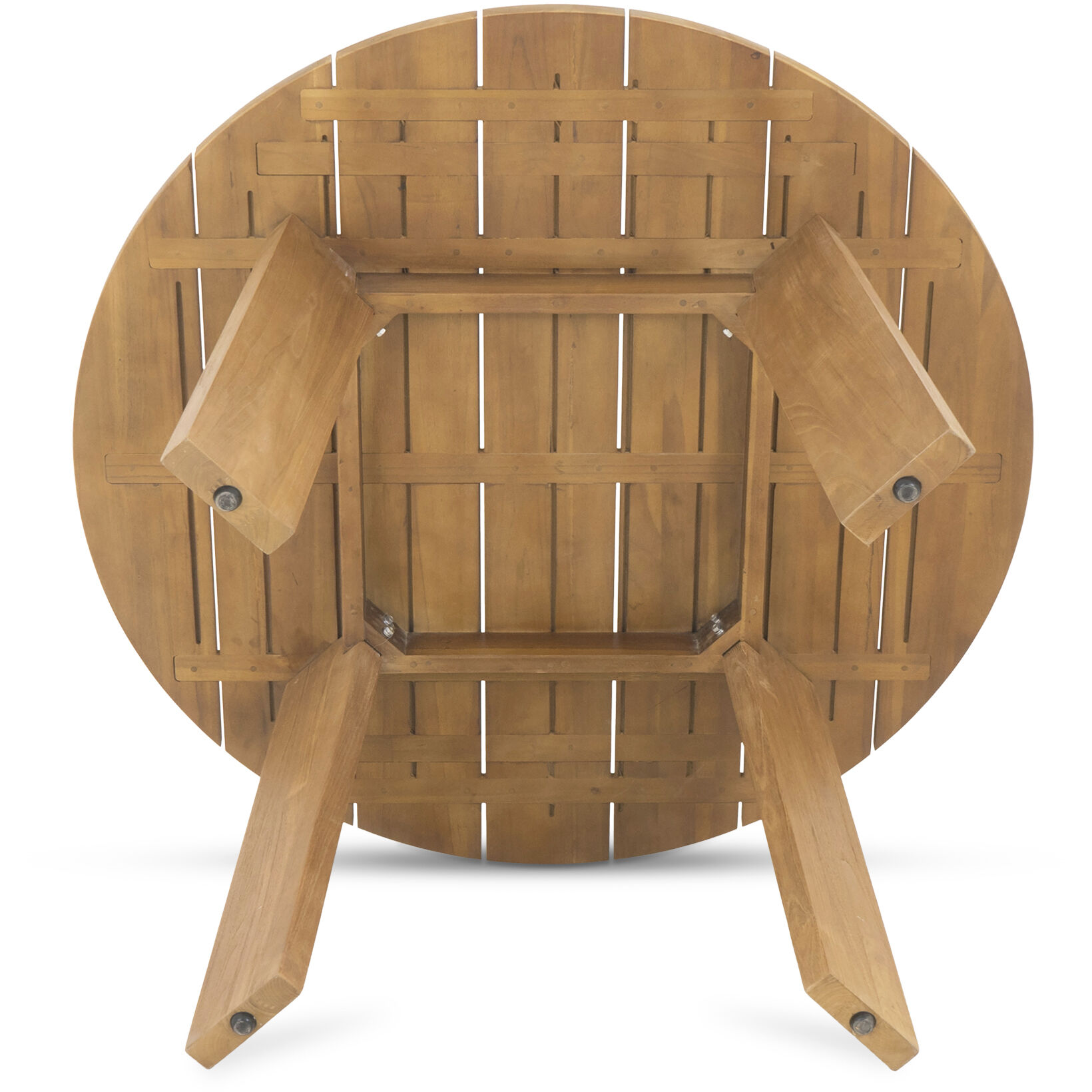 Delta 47 X 47 inch Natural Outdoor Dining Table, Round