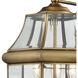 Ashford 3 Light 12 inch Antique Brass Outdoor Wall Sconce, Large