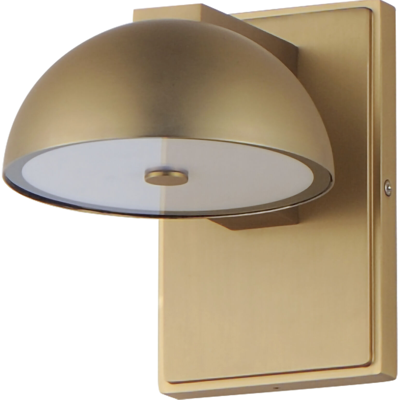Cauldron LED 7 inch Gold Outdoor Wall Mount