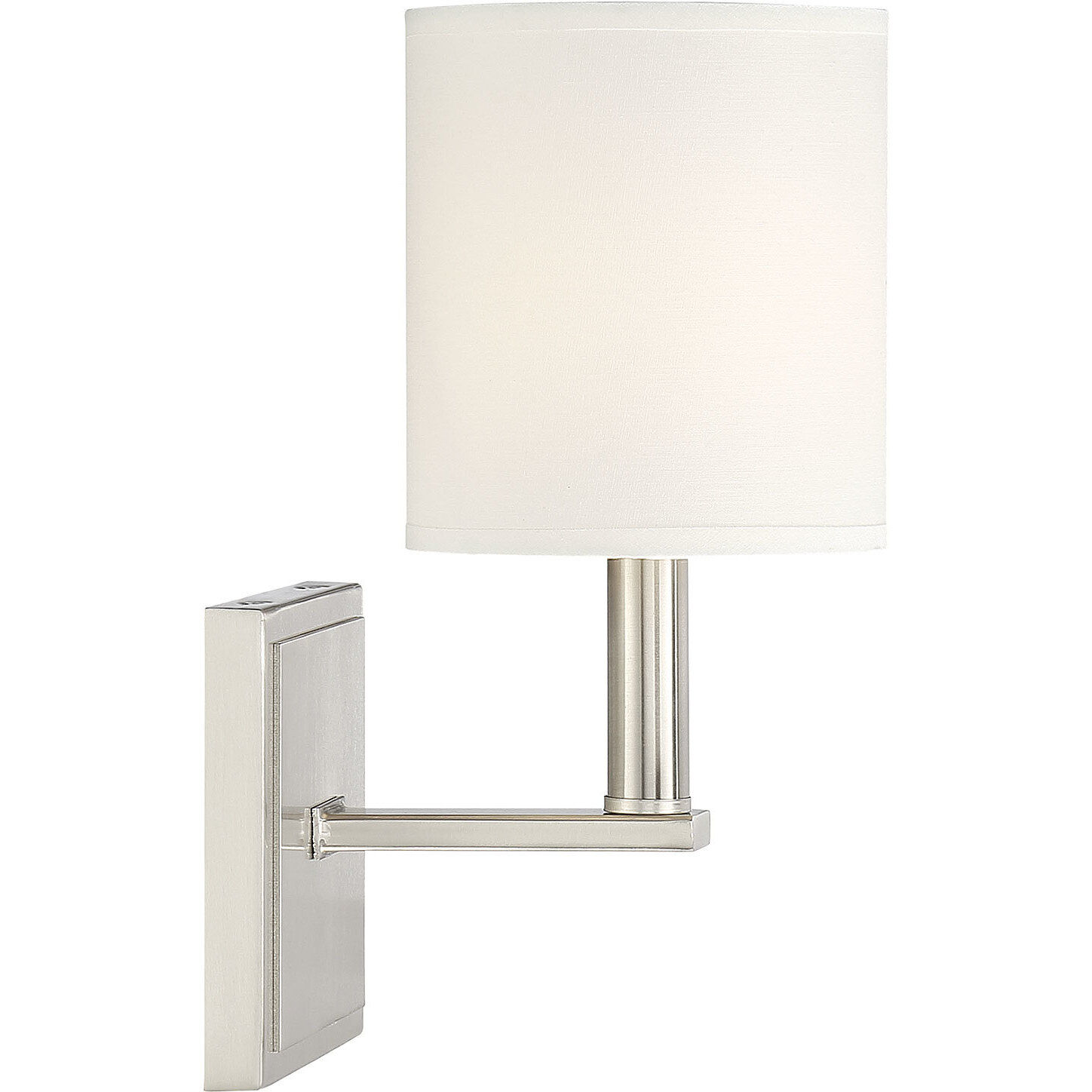 Waverly 1 Light 5 inch Polished Nickel Wall Sconce Wall Light, Essentials