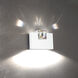 Beyond Madison LED 4 inch White ADA Wall Sconce Wall Light, Beyond