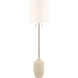 Richard June Sayer 62 inch 60 watt Ivory Stoneware Floor Lamp Portable Light