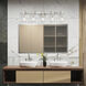 Quincy 5 Light 35.5 inch Brushed Nickel Vanity Wall Sconce Wall Light, Large