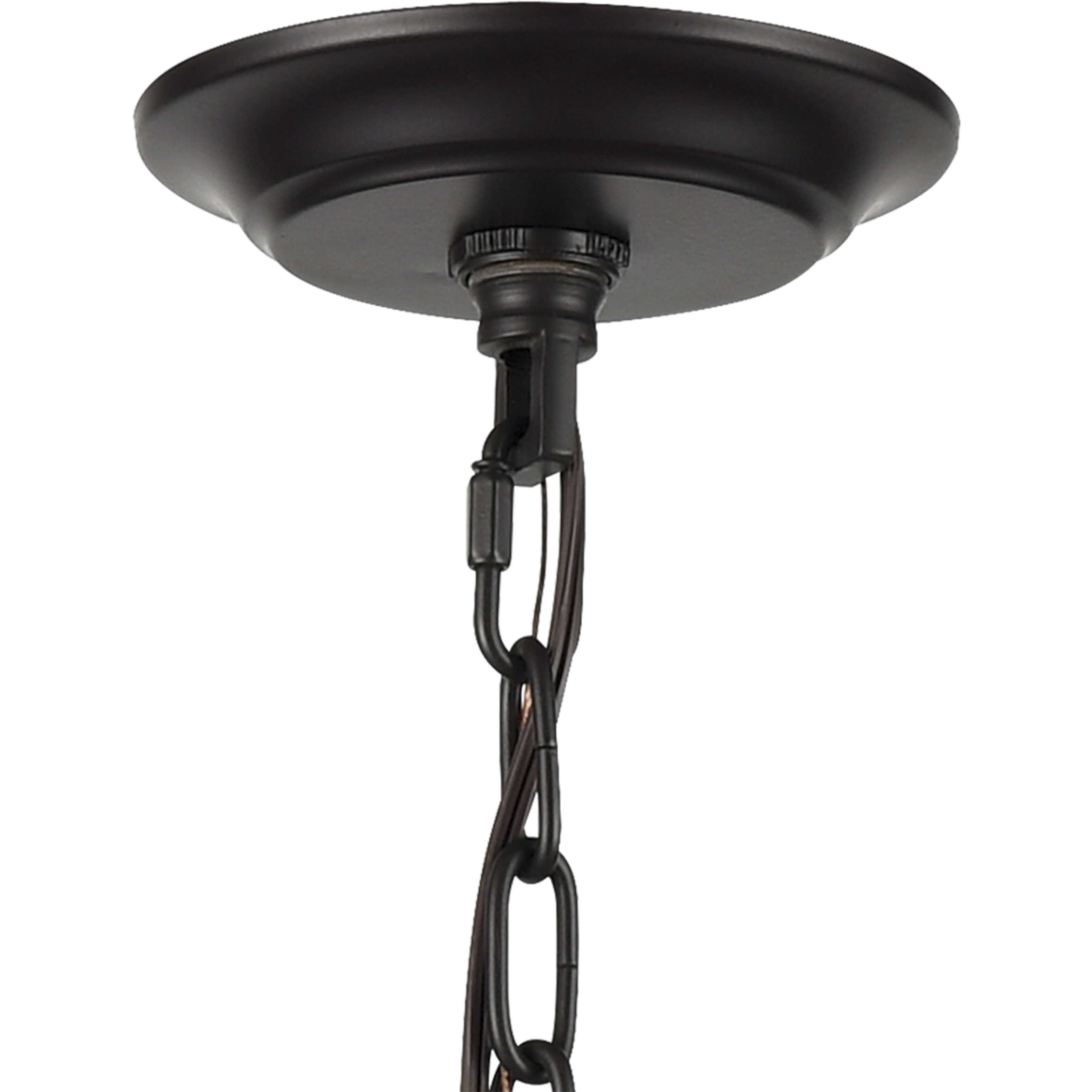 Pascal 4 Light 21 inch Brown Chandelier Ceiling Light