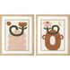 Florals Collection Rust Framed Art