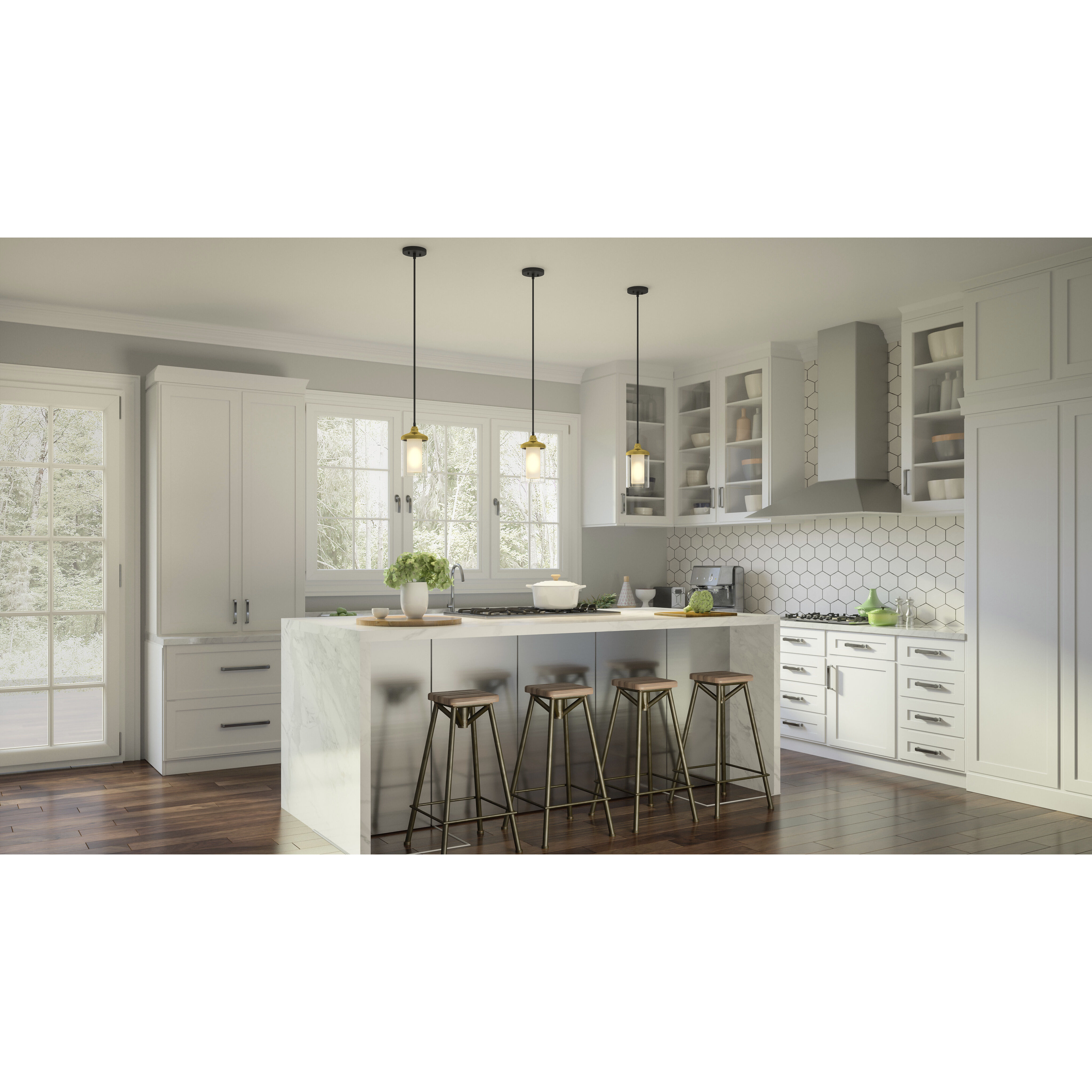 Rowland 1 Light 6 inch Matte Black Mini Pendant Ceiling Light