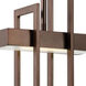 Frame LED 5.63 inch Hazel Bronze Pendant Ceiling Light