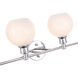 Collier 4 Light 38 inch Chrome Wall sconce Wall Light
