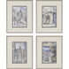 La Ville Multi and Blue and Neutral and Brown Framed Art, The Studio