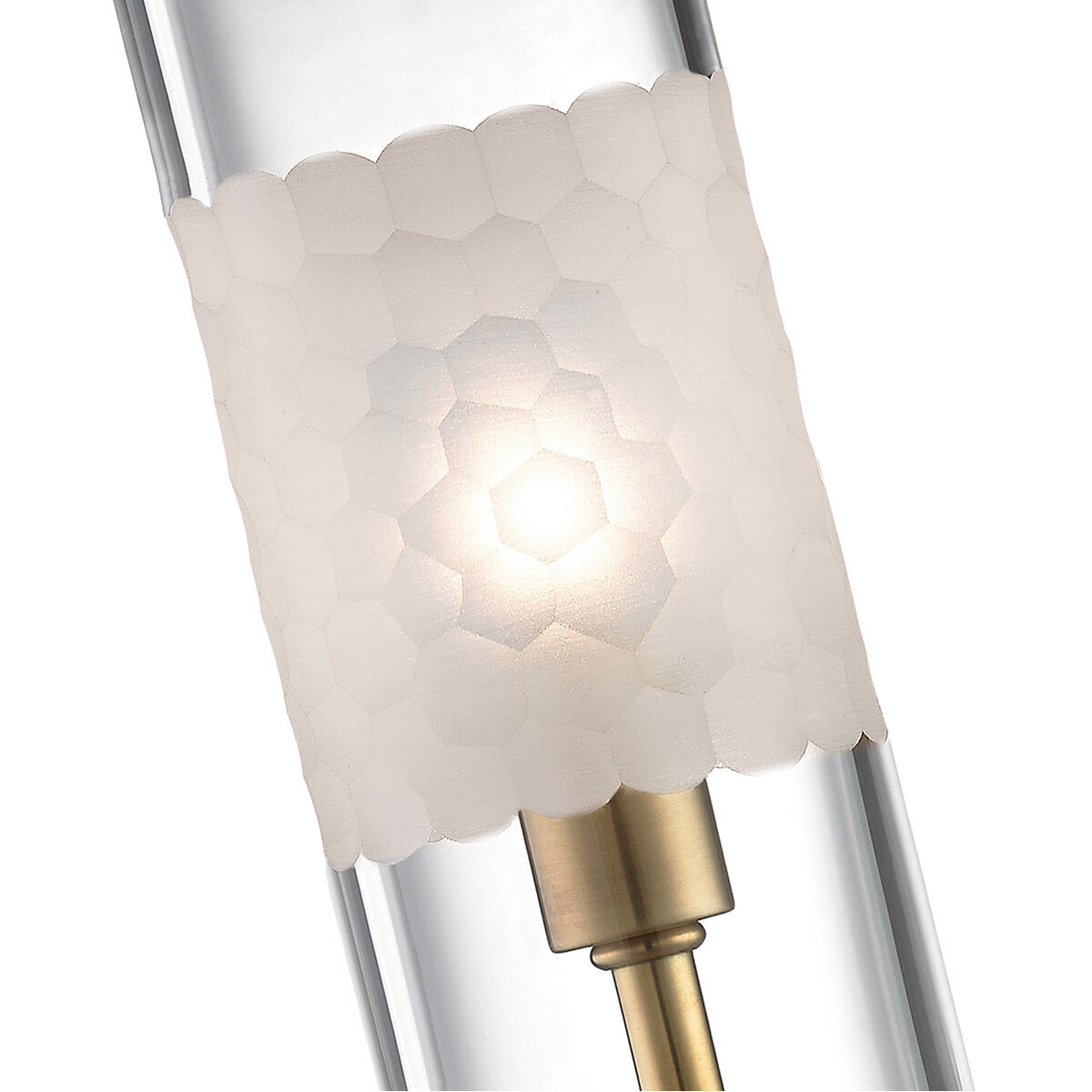 Wentworth 1 Light 5 inch Aged Brass ADA Wall Sconce Wall Light