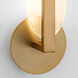 Avian 1 Light 5.75 inch Brushed Brass Sconce Wall Light