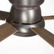 Vox 52 inch Antique Bronze with American Walnut Blades Ceiling Fan, Progress LED