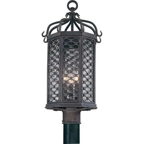 Los Olivos 3 Light 23 inch Textured Iron Post