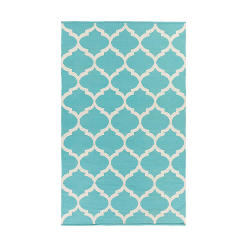 Vogue 60 X 36 inch Aqua Indoor Area Rug, Rectangle