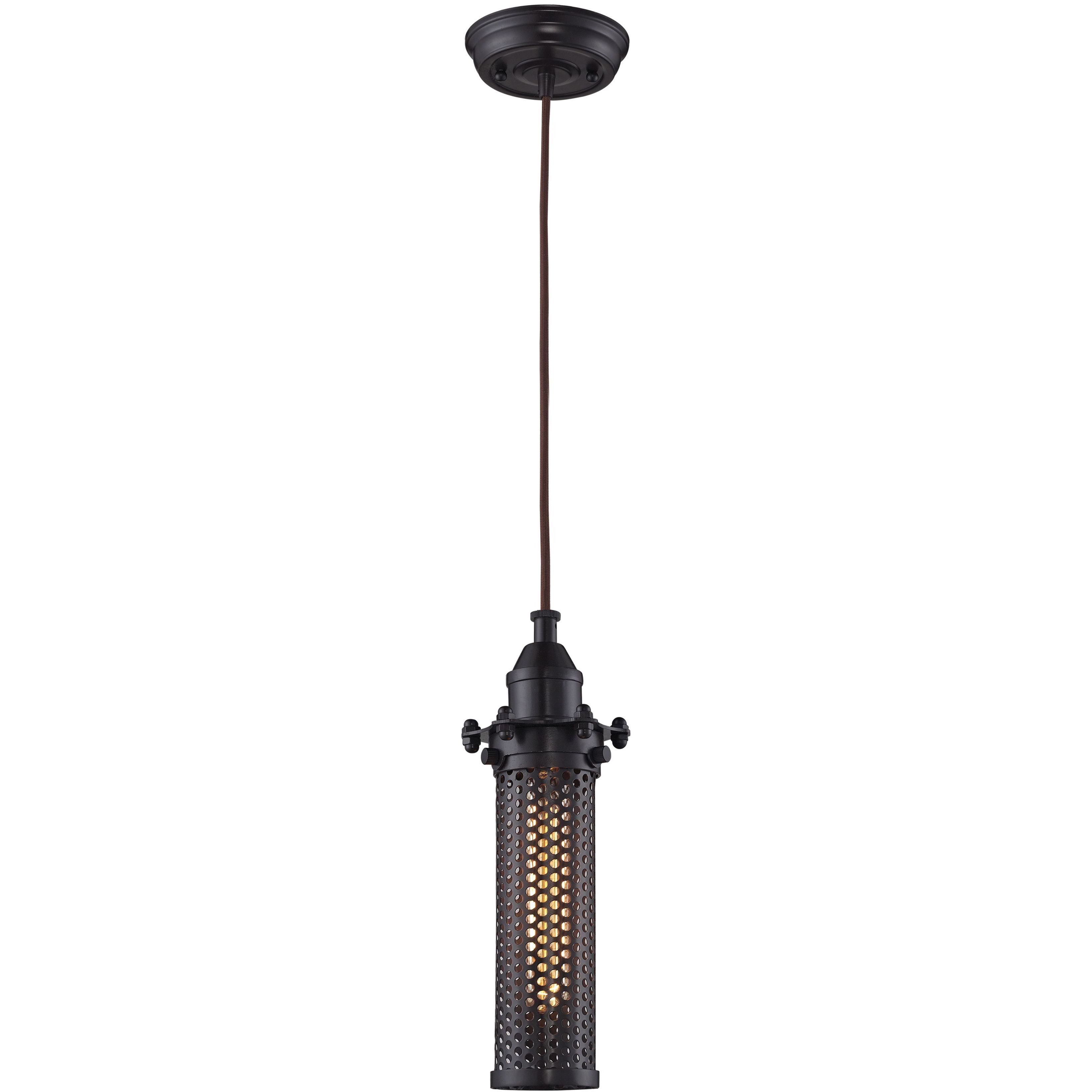Fulton 1 Light 4 inch Oil Rubbed Bronze Mini Pendant Ceiling Light