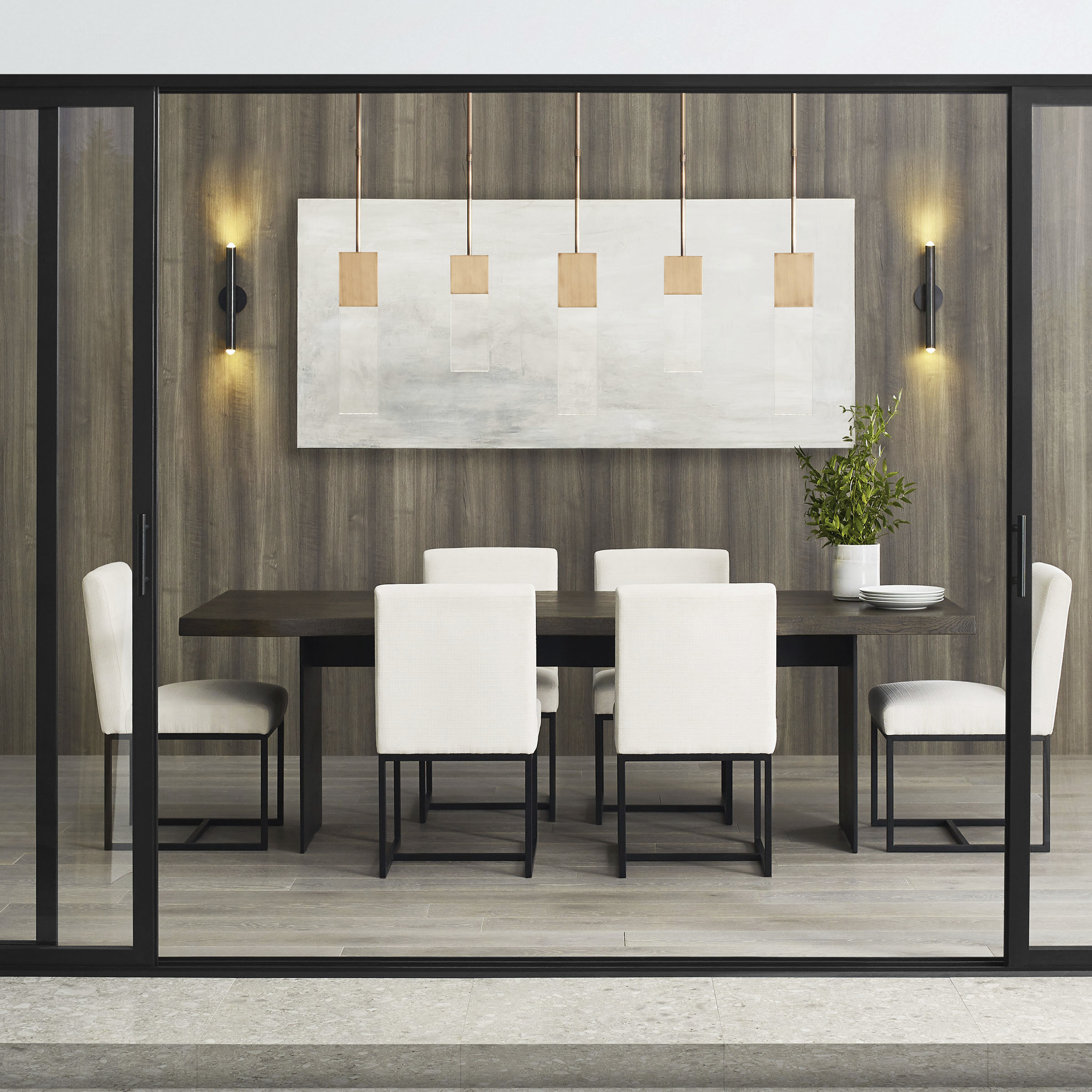 Kelly Wearstler Kulma LED 0.6 inch Copper Outdoor Pendant, Integrated LED