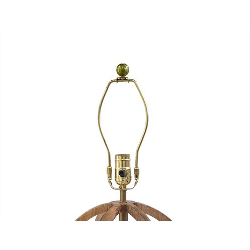 Sebastian 24 inch 60.00 watt Bronze and  Beige and Natural Table Lamp Portable Light